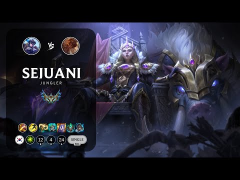 Sejuani Jungle vs Taliyah - KR Challenger Patch 13.22