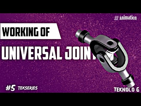 What is a Universal joint ? Different types of Universal joints, Explained with Animation.