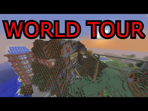 World Tour of My Modded 1.2.5 Minecraft World