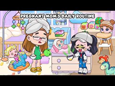 Single Pregnant Mom’s Daily Routine 🍼| Life in Dopples World | Toca Boca Story
