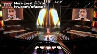 Rebecca Ferguson sings Candle In The Wind - The X Factor Live show 6 - itv.com/xfactor