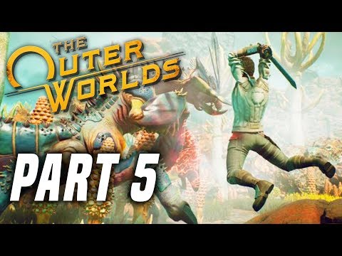 THE OUTER WORLDS Gameplay Walkthrough Part 5 - Roseway! FULL GAME (PS4 PRO 60FPS)