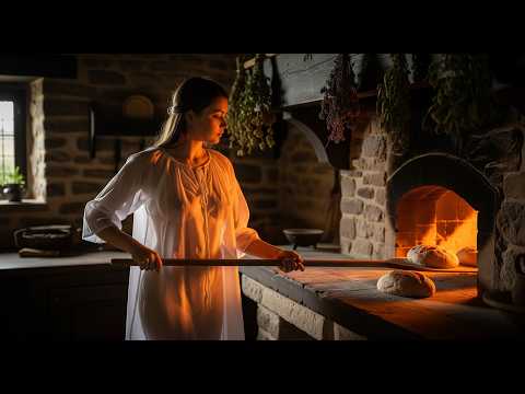 Peaceful Medieval Village Life 🌿 Relaxing Folk Music & Ambience [AI Generated]
