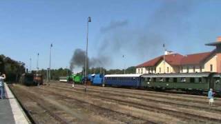 preview picture of video 'Winton Train VI. - průjezd žst. Domažlice 1.9.2009'