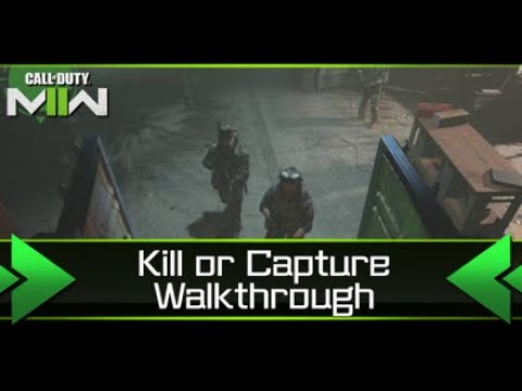 Kill or Capture Mission Walkthrough on Realism - Modern Warfare 2 Campaign