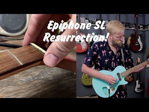 Epiphone SL - Nut fitting / Slide Conversion