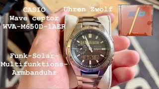 Aus den Uhrenkisten 12 - CASIO wave ceptor - WVA-M650D-1AER - Funk-Solar-Multifunktionsarmbanduhr