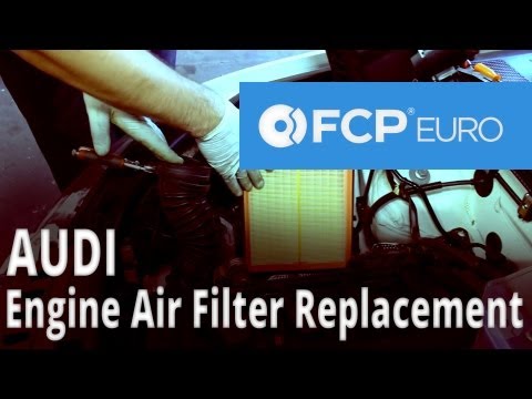 Audi engine air filter replacement (a4)