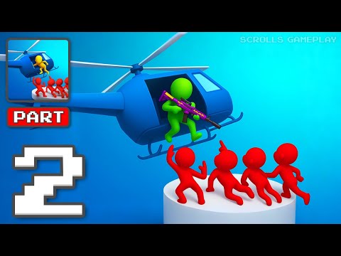 Z Escape: Zombie Crowd Shooter - Gameplay Walkthrough Part 2 - Outrun The Infection (iOS, Android)