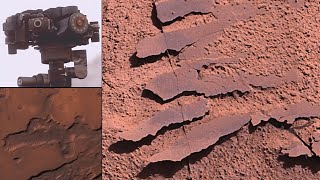 Rocky Leaves/Blades on Mars, Ganges Chasma Canyon and Curiosity’s Alpha Particle X-ray Spectrometer