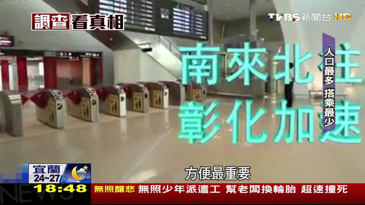 去田中多1倍時間! 彰化人都到台中搭高鐵