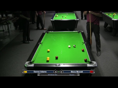 2019 Senior Tour 1 - Round 2 - Darren Adams v Steve Mowatt