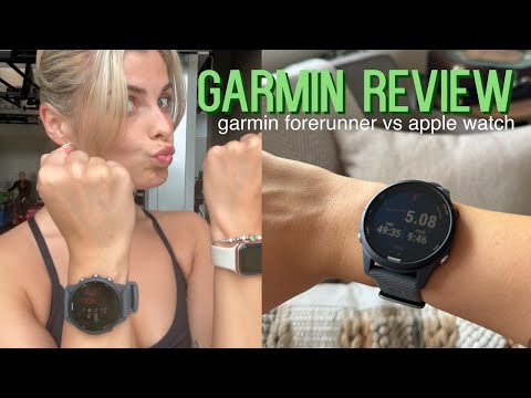 GARMIN FORERUNNER 255 REVIEW | apple watch vs garmin | two week review | running chat