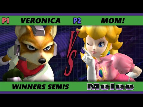 S@X 419 Winners Semis - Veronica (Fox) Vs. MOM! (Peach) Smash Melee SSBM