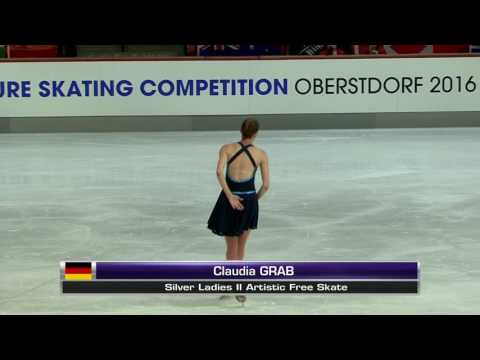 Claudia Grab- Silver Ladies II Artistic Free Skating - 2016 Oberstdorf
