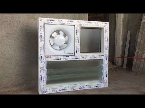 UPVC Ventilator  Fan Provision Windows