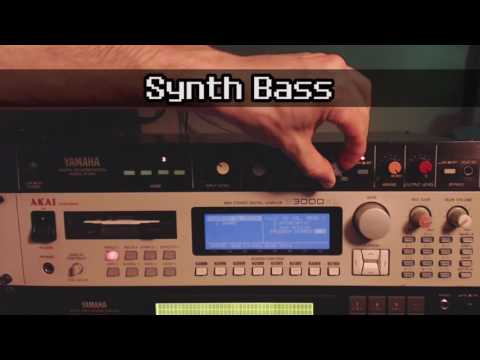 [1984] Yamaha R1000 Digital Reverberation (mono 12-bit with 3-band EQ) Demo