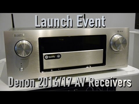 Denon Launch 2016 AV Receiver line-up including HEOS