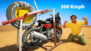 We Build Monster Tyre Launcher  - 300 Km/h Speed...😈