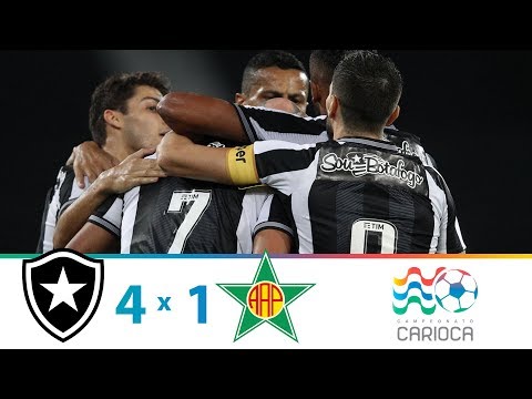 Botafogo 4 x 1 Portuguesa - Melhores Momentos - Campeonato Carioca - (21/03/2019)