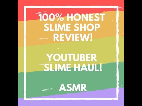 100% Honest Review of Youtuber Courtney Lundquist's MySlimeShack Slimes | No Talking ASMR Video