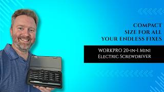 Stop Struggling with Tiny Screws! 🛠️ WORKPRO 20-in-1 Mini Electric Screwdriver Review