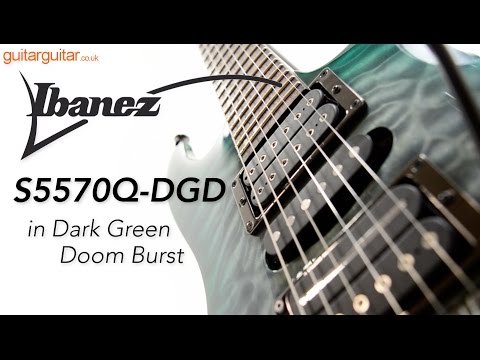 Ibanez S5570Q DGD Prestige Dark Green Doom Burst
