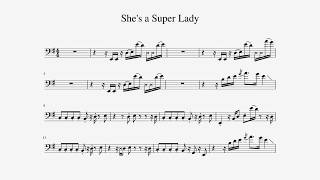 Luther Vandross - She&#39;s a Super Lady - Marcus Miller Bass Transcription