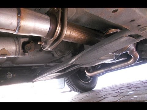 New y pipe exhaust is installed for cheap GMT 400 Chevy GMC truck