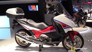2015 Honda Integra S 750 DCT Maxi Scooter - Walkaround - 2014 EICMA Milan Motorcycle Exhibition