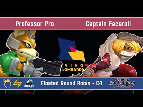 Saving Mr. Lombardi 2 - Professor Pro (Fox) VS Captain Faceroll (Sheik) SSBM Floated Round Robin C4