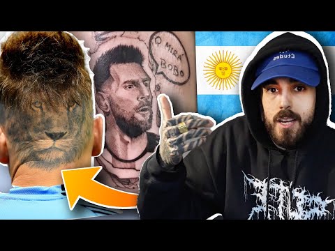 Los PEORES TATUAJES del MUNDIAL de FÚTBOL ⚽️ viva ARGENTINA y MESSI