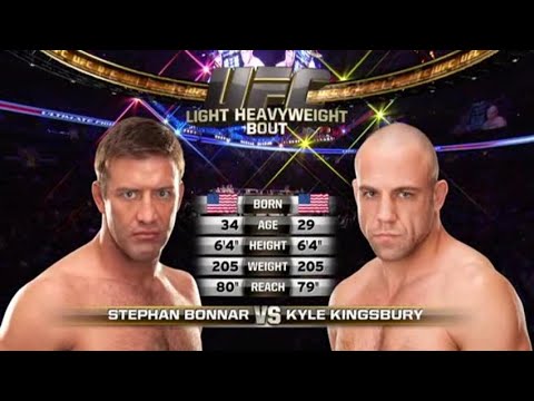 Stephan Bonnar vs Kyle Kingsbury full fight