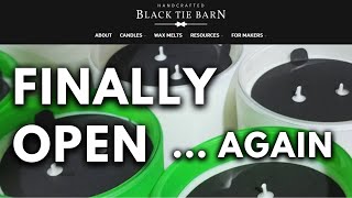 The REVEAL! Finally Re-Open | A TOUR of New Website and Products for My Candle Business
