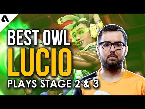 Best Overwatch League Lucio Plays | OWL Season 1 Stage 2 & 3