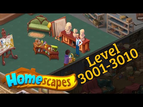 Gameplay Homescapes Level 3001-3010