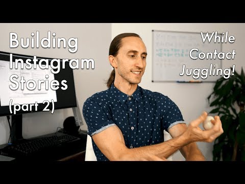 Building Instagram Stories Part 2 - Rotating and Scaling Stickers - And Contact Juggling