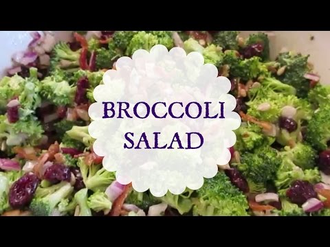 Broccoli Salad, The Best Potluck Recipe! Video