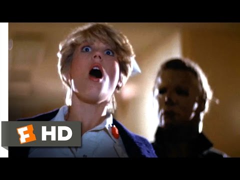 Halloween II (7/10) Movie CLIP - Knifing the Nightshift Nurse (1981) HD