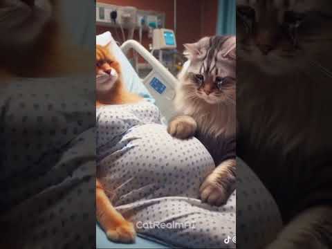 Cute Cat married life struggles funny moments #cute #cat #marriage #Harika cooking and baby vlogs