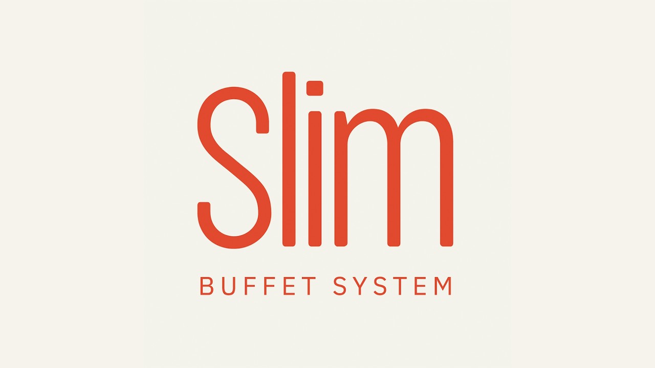 Slim Buffet Table Live Action Setup
