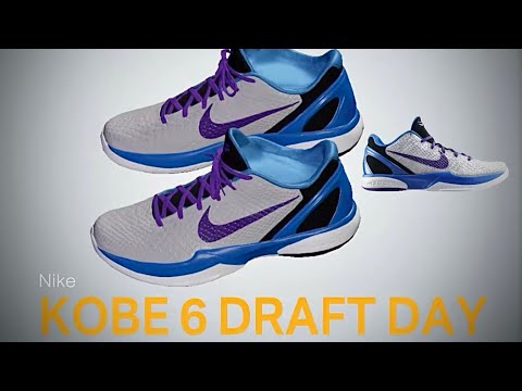 2K23 Shoe Creator:  Nike Kobe VI "Draft Day"