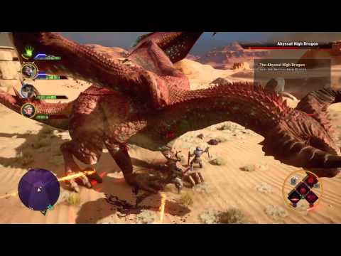 Dragon Age Inquisition Playthrough Pt.208- Abyssal High Dragon Fight!