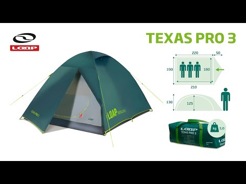 LOAP TEXAS PRO 3 - stan pro 3 osoby / tent for 3 persons | www.loap.cz