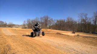 preview picture of video 'Playing on the track at Haspin in the RZR'