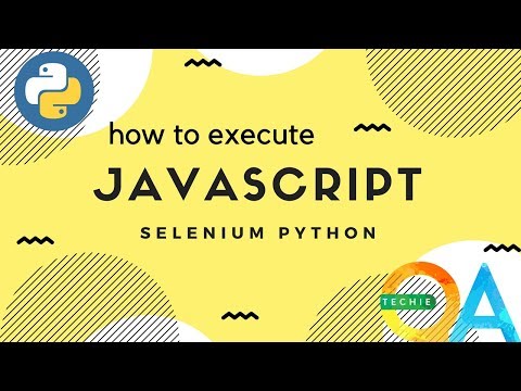 How To Run Javascript From The Selenium Script In Python