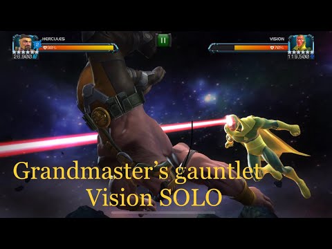 Grandmaster’s gauntlet Vision Solo✌🏻🤩 #Mcoc Marvel contest of champions