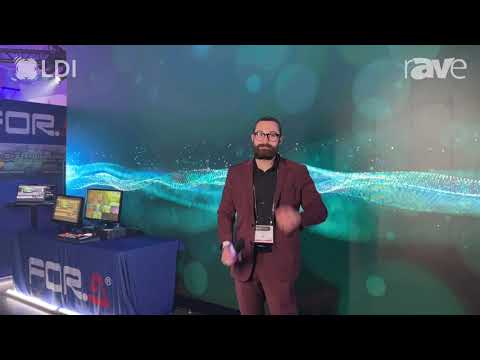 Ross Snyder of White Tie Productions talking about the Alfalite panels at LDI 2023