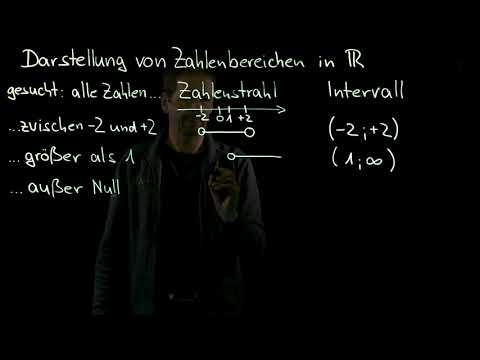 Mengen-  und Intervallschreibweise – Beispiele