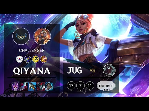 Qiyana Jungle vs Kayn - KR Challenger Patch 12.5